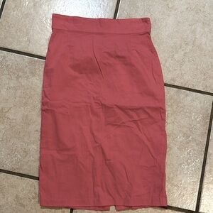 Pinkish Pencil Skirt